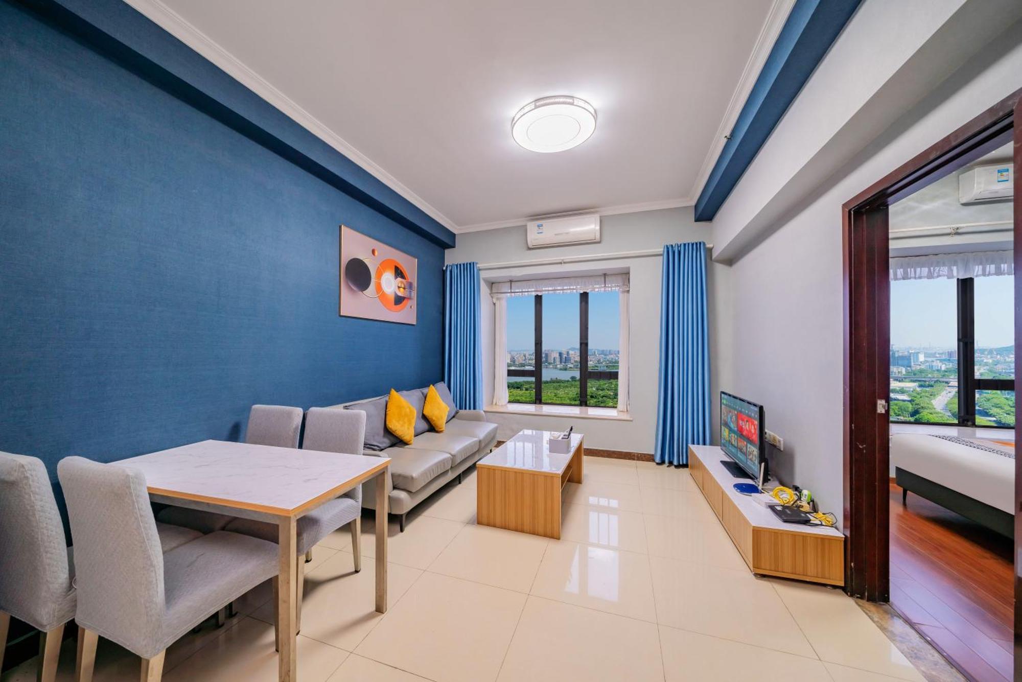 Pazhou Angda International Aparthotel Canton Fair Branch מראה חיצוני תמונה